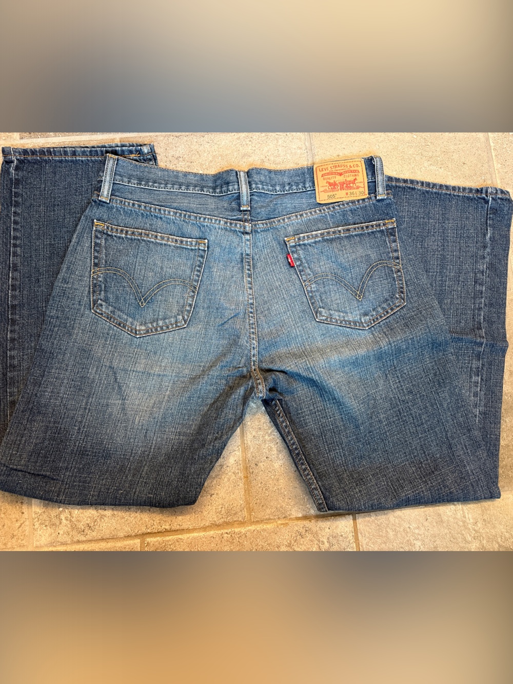 Vintage Levi's 505 Straight Fit Classic Jeans 36X30